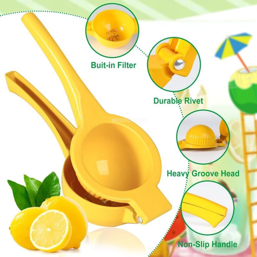 Premium Manual Lemon Lime Juicer Stainless Steel Citrus Press For Fresh Fruit 0