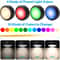 Wireless RGBW LED Puck Lights With Remote Dimmable Under Cabinet Closet Night Lamp 1