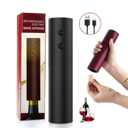 automatic electric wine bottle opener one-click rechargeable corkscrew for home & bar