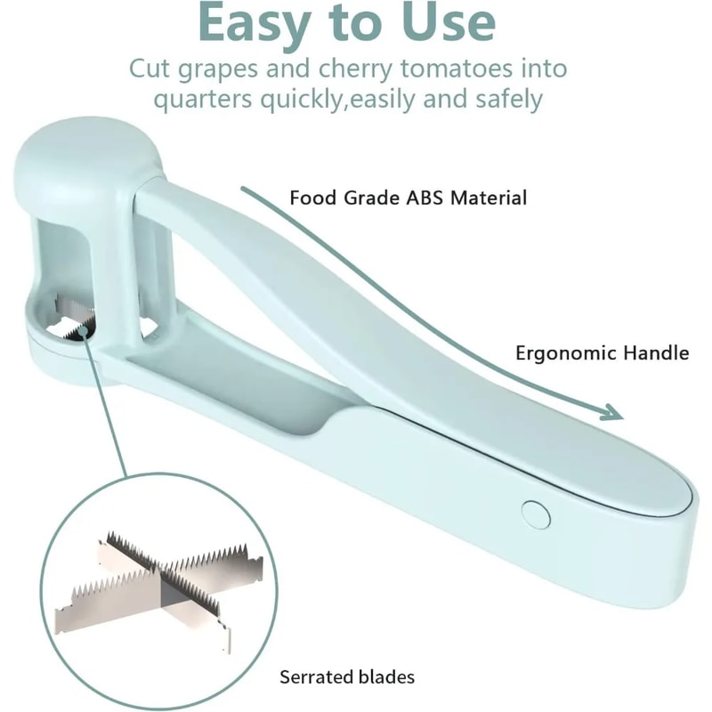 Stainless Steel Grape Slicer MultiPurpose Fruit Vegetable Cutter For Salad Prep Ideal For Tomatoes 5