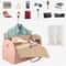 Foldable Womens PU Leather Duffel Bag Spacious Stylish Travel Bag 3