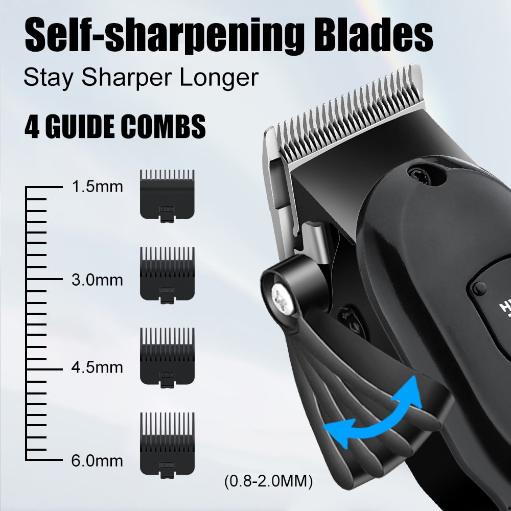 Professional Hair Clipper And Shaver For Men Barber Shop Trimmer For Precision Cuts 5