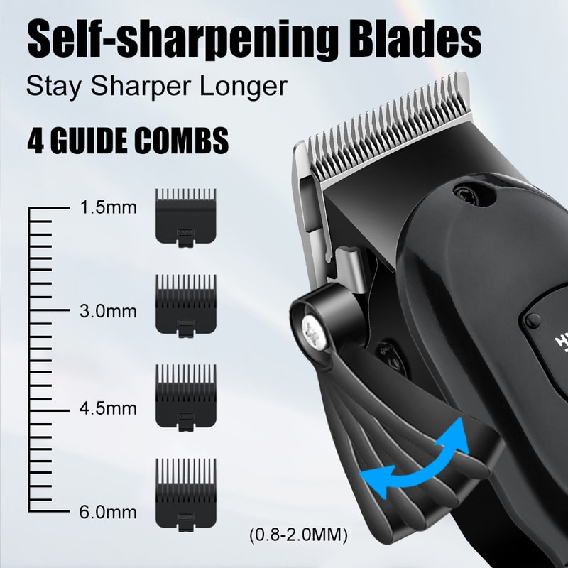 Professional Hair Clipper And Shaver For Men Barber Shop Trimmer For Precision Cuts 5