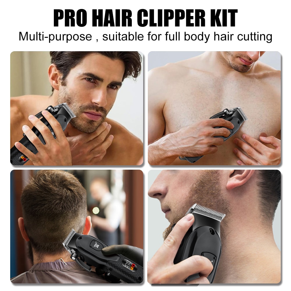 Professional Hair Clipper And Shaver For Men Barber Shop Trimmer For Precision Cuts 4