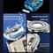 Travel Electric Shaver For Men Rechargeable Portable Beard Trimmer With Magnetic Floating Blade Hea 2