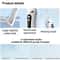 Portable Waterproof Dental Water Flosser with Cleaning Modes, Rechargeable and Teeth Whitening