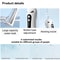 Portable Waterproof Dental Water Flosser with Cleaning Modes, Rechargeable and Teeth Whitening