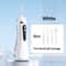 Portable Waterproof Dental Water Flosser with Cleaning Modes, Rechargeable and Teeth Whitening