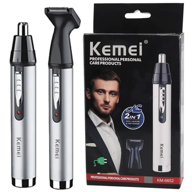 Rechargeable Nose Ear Hair Trimmer For Men AllinOne Grooming Kit For Eyebrows Beard And More 5