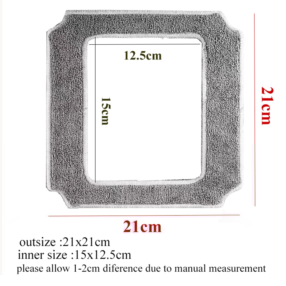 Reusable Window Cleaning Mop Rags For ABIR Robot Cleaner Thick Washable Glass Cleaning Cloths 4