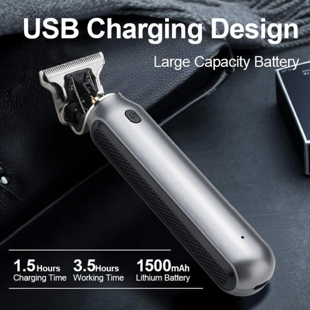 Powerful Cordless Hair Clipper For Men Rechargeable Beard And Hair Trimmer 4