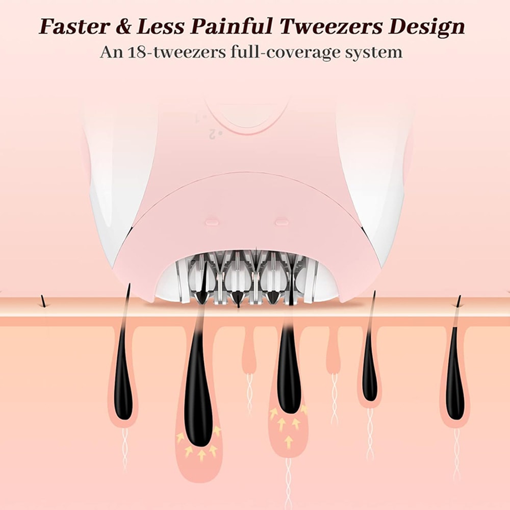 Rechargeable Women Epilator Smooth Hair Removal For Face Body Bikini And Underarms 1