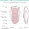 Rechargeable Women Epilator Smooth Hair Removal For Face Body Bikini And Underarms 3