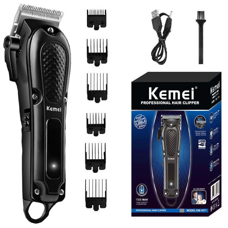 Rechargeable Hair Clipper For Men Cordless Beard Hair Trimmer With Adjustable Blades For A Precise 4