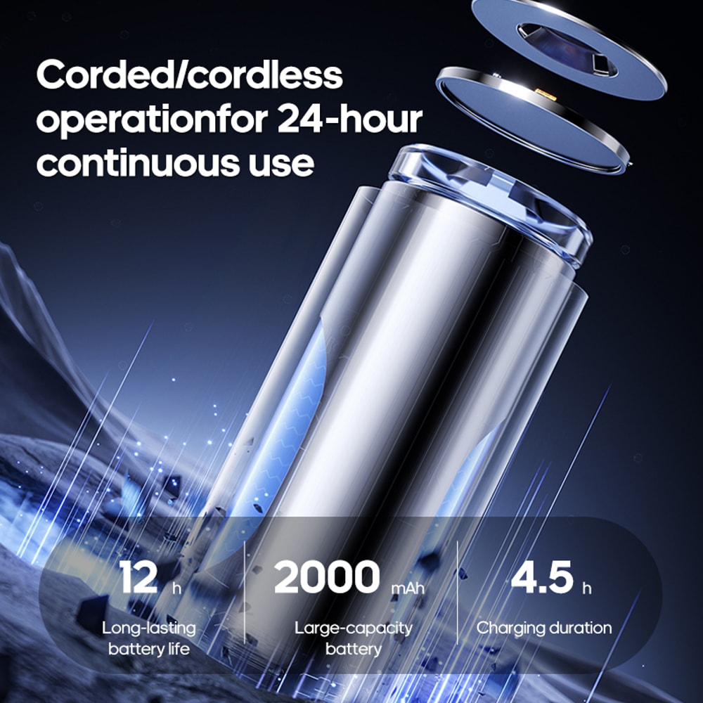 Wall Mounted Air Conditioning Fan , Speed Adjustable, Vertical, Non-Drilling Circulating Fan, Quiet Tower Fan