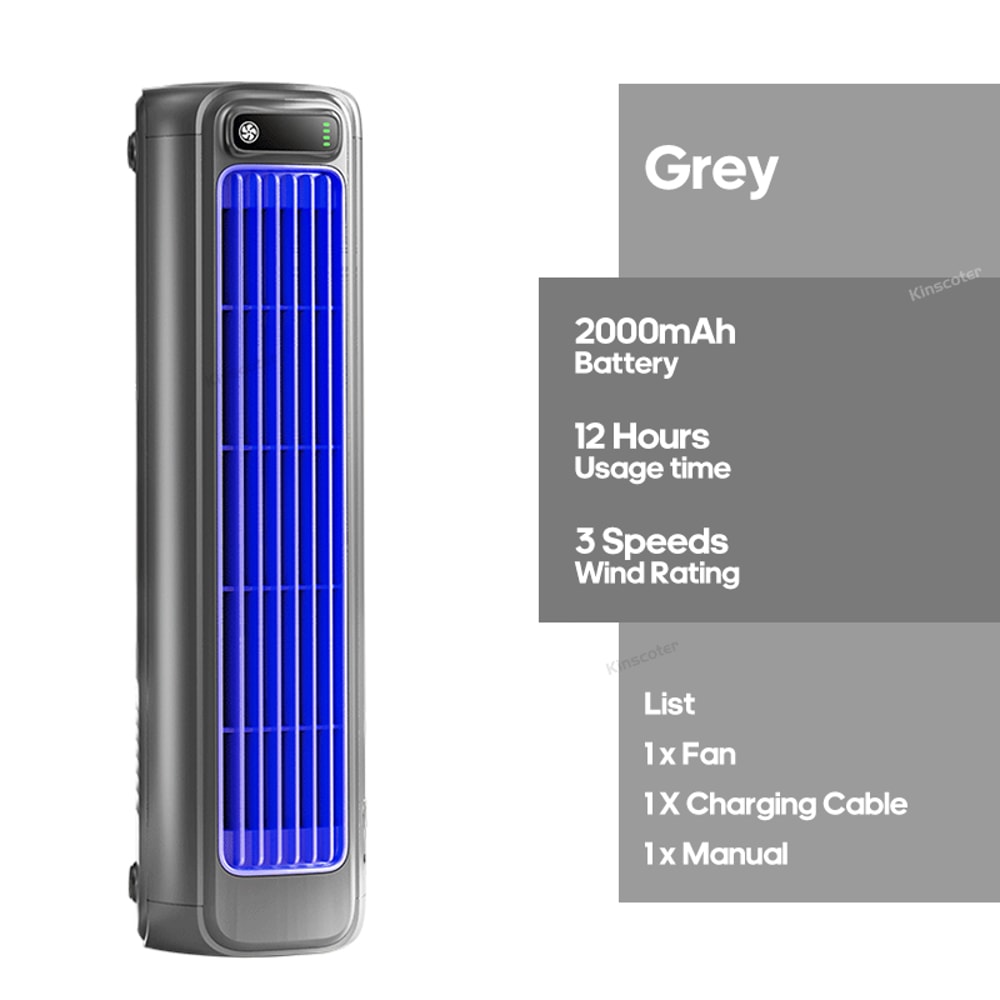 Wall Mounted Air Conditioning Fan , Speed Adjustable, Vertical, Non-Drilling Circulating Fan, Quiet Tower Fan