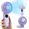 Foldable Handheld Fan With LED Display Portable Mini Fan For Travel Beach And Outdoor Use 8