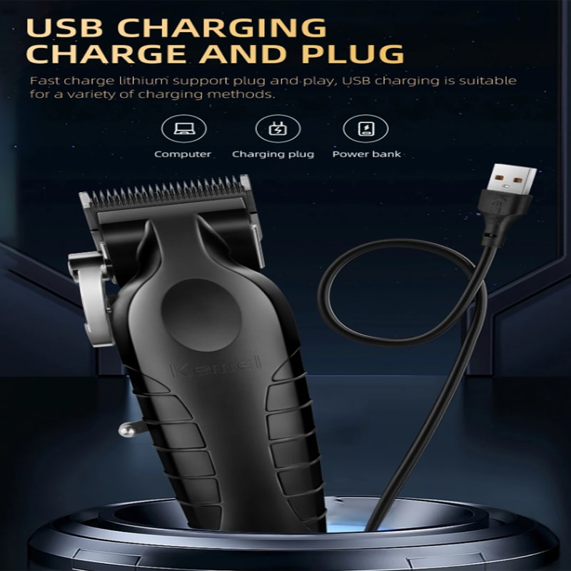 Professional Electric Hair Clipper Kit For Men Precision Trimmer For Cutting Grooming 5