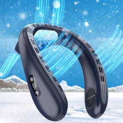 wearable neck air conditioner portable cooling fan rechargeable bladeless semiconductor cooler