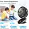 Portable USB Clip Fan For Home Office Travel Outdoors Compact Convenient 2