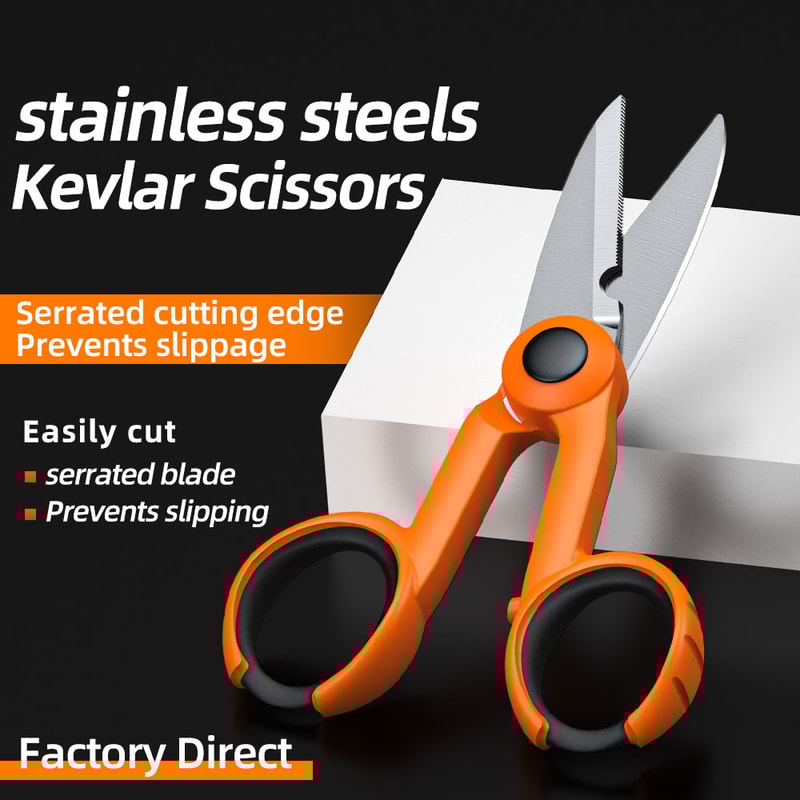 Fiber Optic Aramid Scissors Precision Fibre Stripping Tool For Optical Fiber Handwork 0