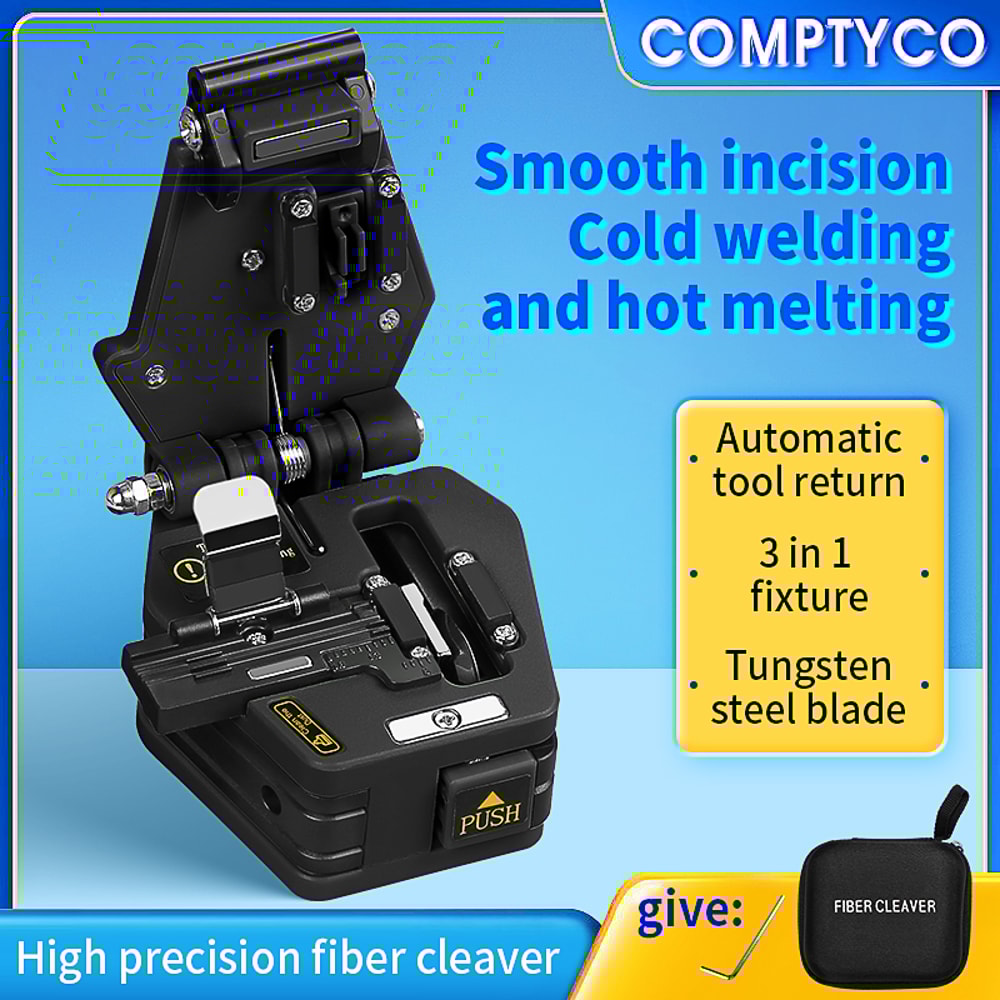 High Precision Fiber Optic Cable Cutter Optical Fiber Cleaver With Surface Blade For FTTH 1