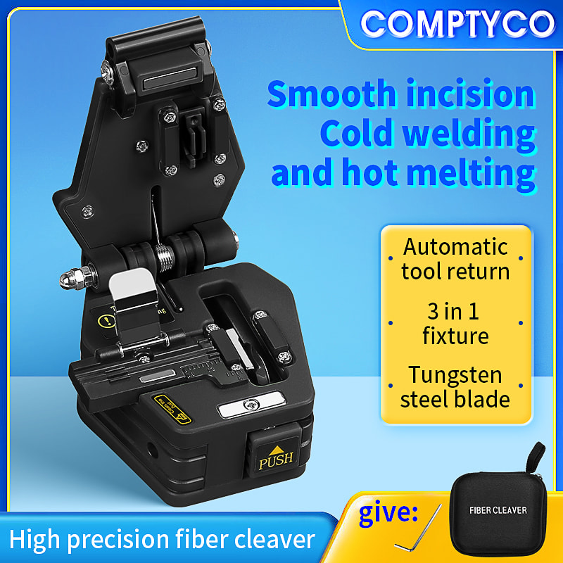 High Precision Fiber Optic Cable Cutter Optical Fiber Cleaver With Surface Blade For FTTH 1