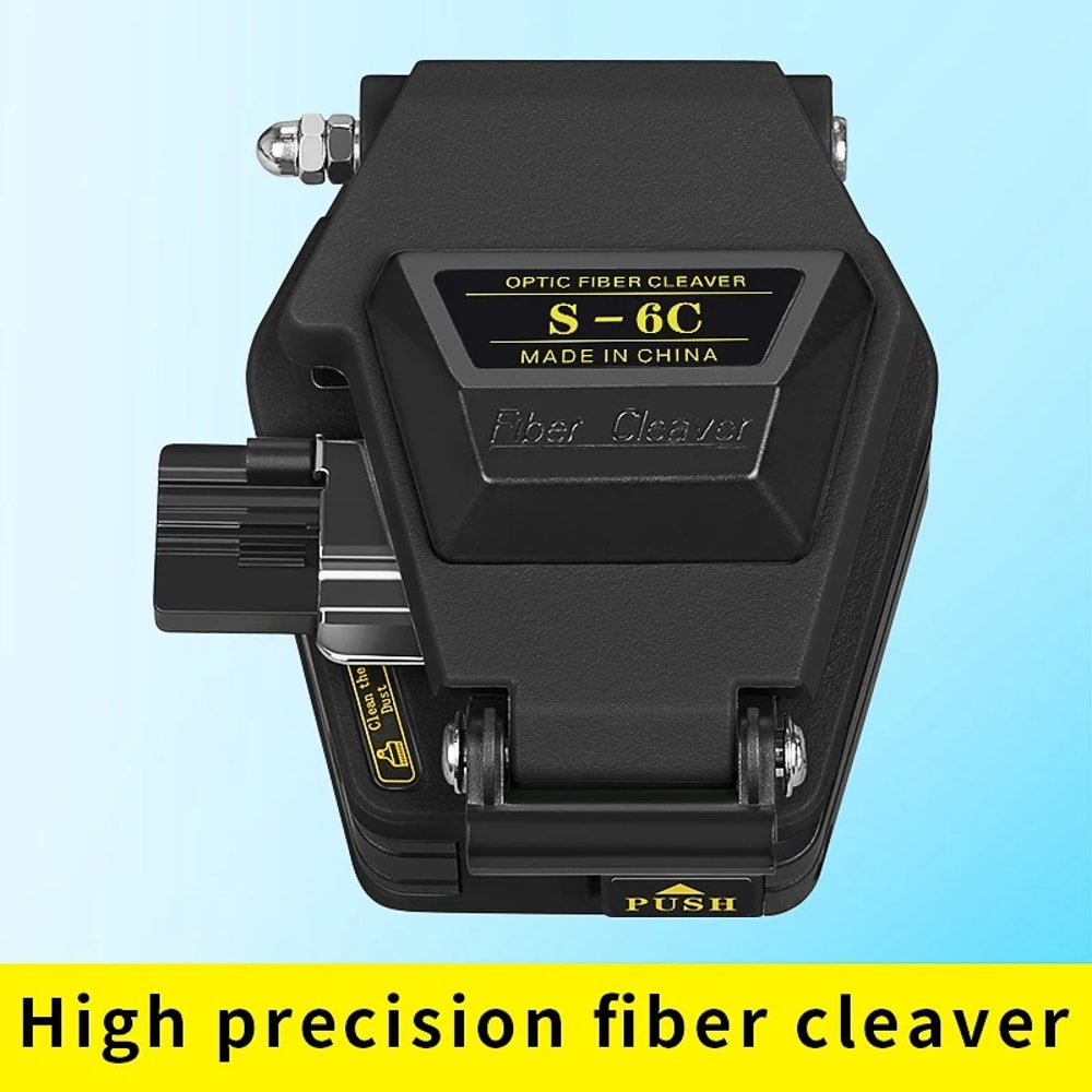 High Precision Fiber Optic Cable Cutter Optical Fiber Cleaver With Surface Blade For FTTH 0