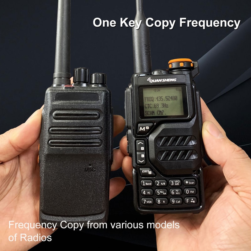 Quansheng UV Air Band Walkie Talkie UHF VHF With DTMF FM Scrambler NOAA Wireless Radio 1