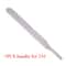 Carbon Steel Scalpel Blades With Handle Precision Cutting Tool For DIY PCB And Phone LCD Screen Rep 3