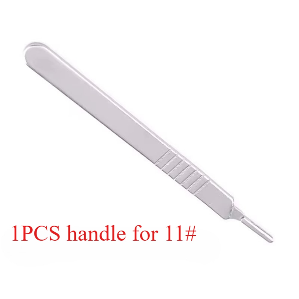 Carbon Steel Scalpel Blades With Handle Precision Cutting Tool For DIY PCB And Phone LCD Screen Rep 4