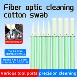 fiber optic cleaning sticks for lc/sc/fc/st connectors cleaning swabs for ftth tools