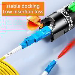 fiber optic connector male to female adapter for ftth visual fault locator and optical power meter