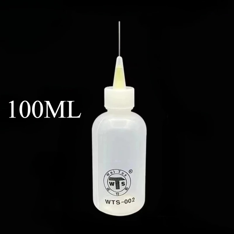 Empty Plastic Liquid Bottle With Needle For Rosin Solder Flux And Glue Precision Dispenser For IPho 3