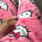 Hello Kitty Pajama Pants For Women Sanrio Anime Cartoon Couple Sleepwear For Home Leisure 5
