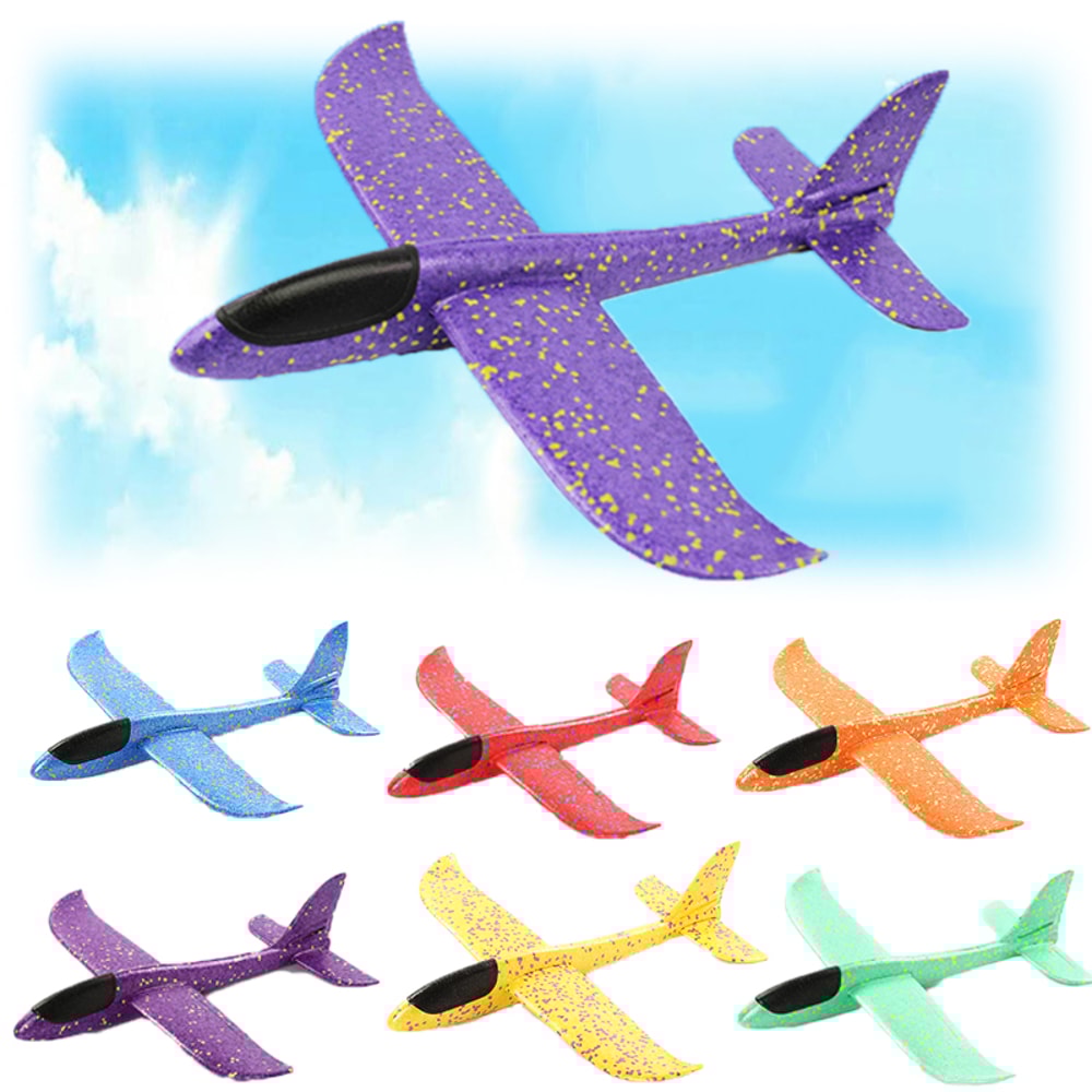 EVA Foam Glider Aircraft Toy For Kids Hand Throw Flight Airplane DIY Model Toy Fun Gift For Childre 0