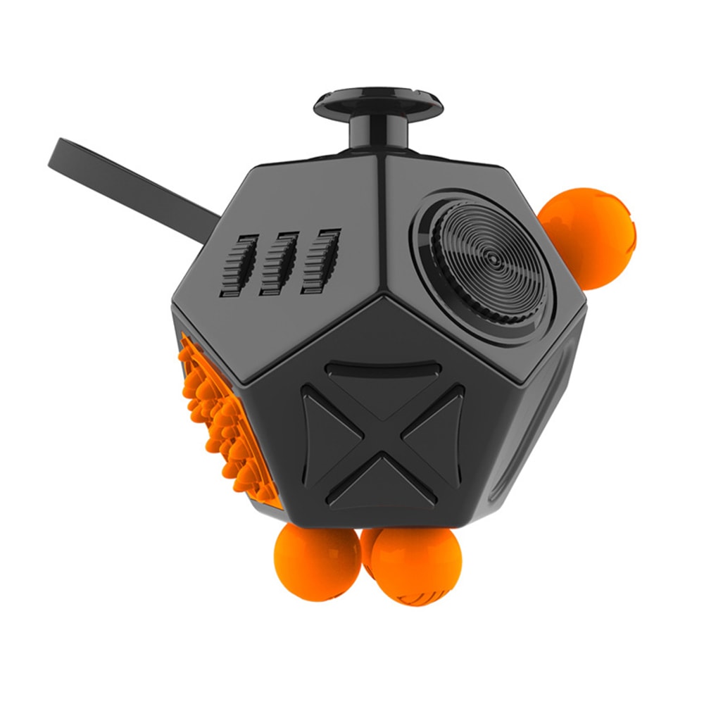 Rainbow Stress Relief Cube Sided Fidget Toy For Anxiety ADHD Autism OCD Sensory Desk Toy For Kids 7