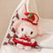 Authentic Sanrio Hello Kitty Kuromi Plush Doll Keychain Cute Christmas Gift Pendant 3