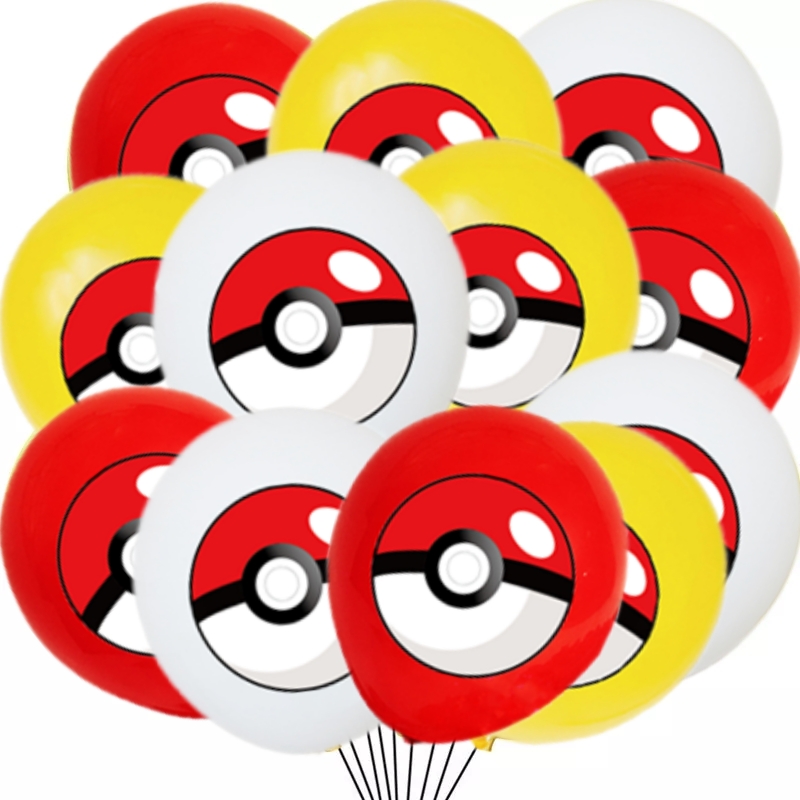Pokemon Pikachu Latex Balloons Fun Birthday Party Supplies For Kids 1