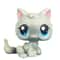 Rare Pet Toy Mini Stands Short Hair Kitten Collectible Bobblehead Figure Original LPS Inspired Toy 6