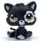 Rare Pet Toy Mini Stands Short Hair Kitten Collectible Bobblehead Figure Original LPS Inspired Toy 7