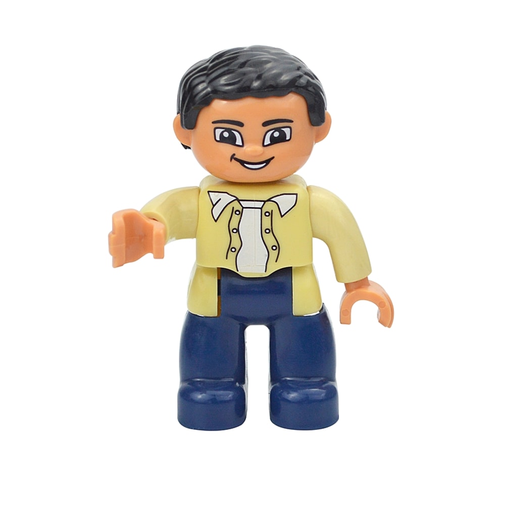 Big Size Figures Building Block Doll Family Set Compatible With Duplo Blocks Perfect For Kids Creat 16