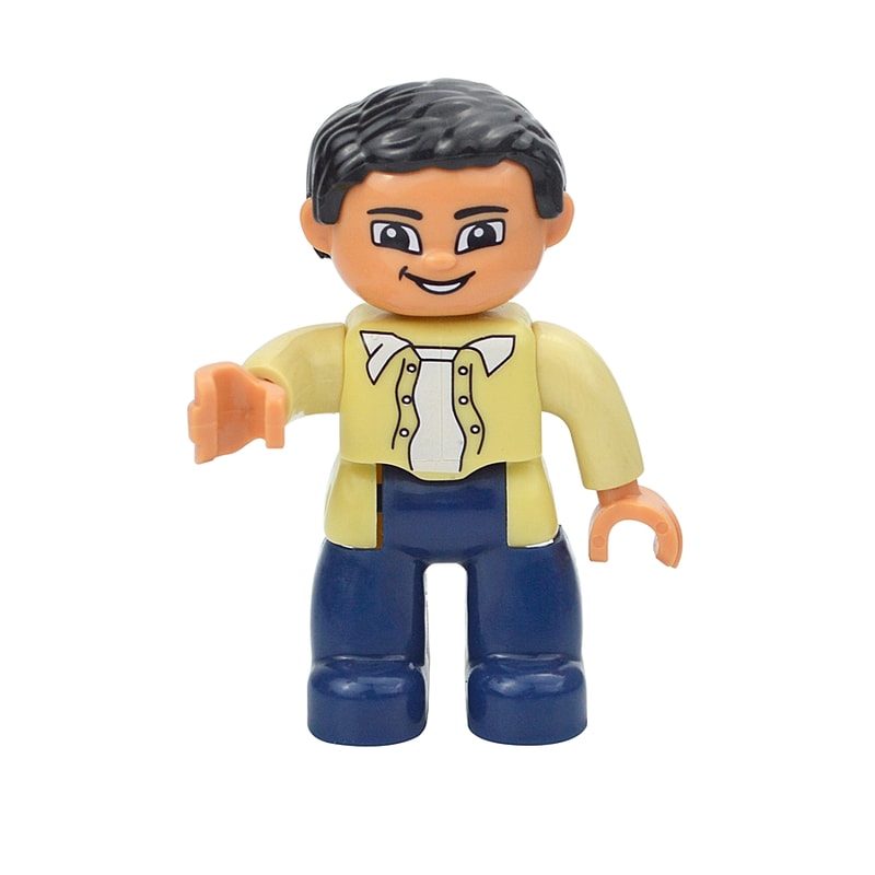 Big Size Figures Building Block Doll Family Set Compatible With Duplo Blocks Perfect For Kids Creat 16