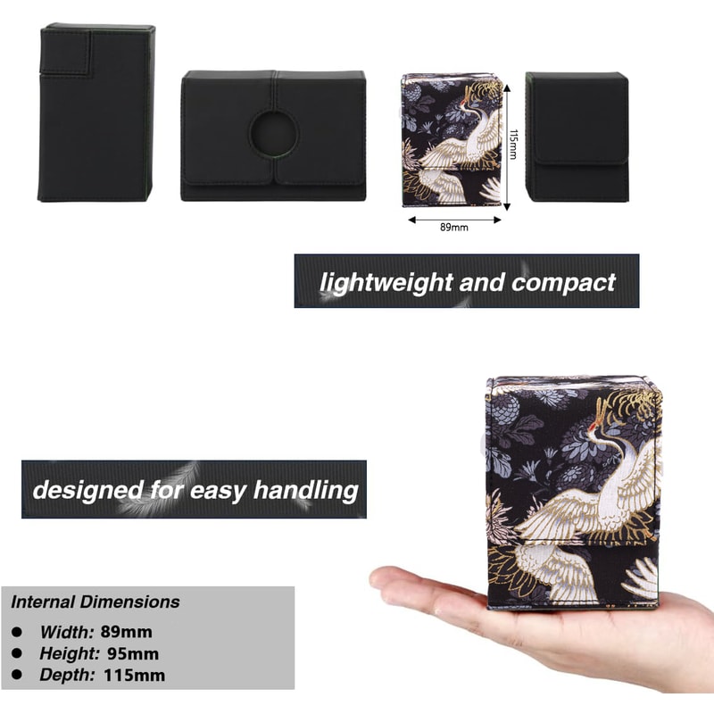 Card Deck Box Holder Organizer For MTG TCG And Collectible Cards 1