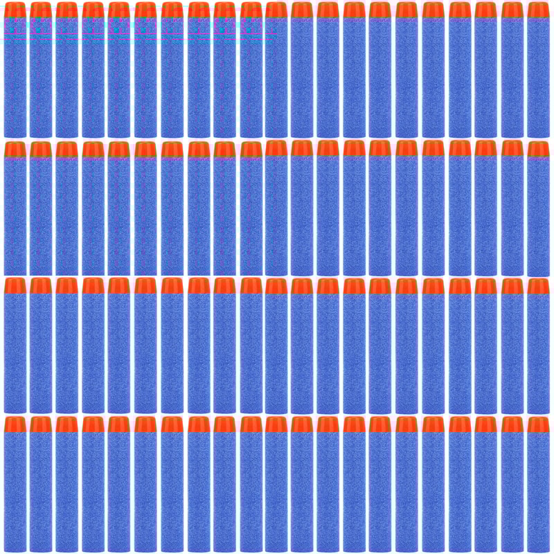 Blue Round Head Foam Refill Darts For Nerf NStrike Elite Blasters 0