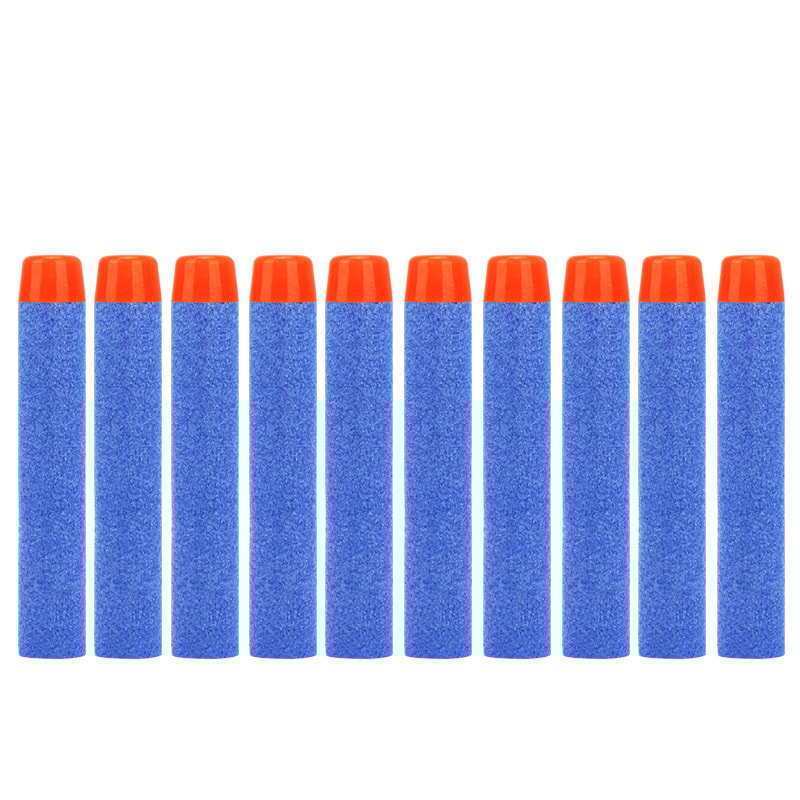 Blue Round Head Foam Refill Darts For Nerf NStrike Elite Blasters 2