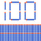 Blue Round Head Foam Refill Darts For Nerf NStrike Elite Blasters 6