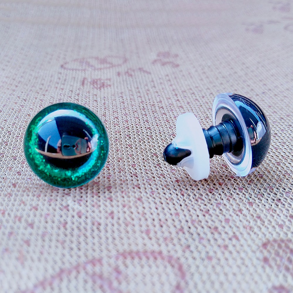 3D Plastic Glitter Safety Eyes For Crochet Toys Amigurumi Mixed Sizes For Doll Making DIY Craft Su 5