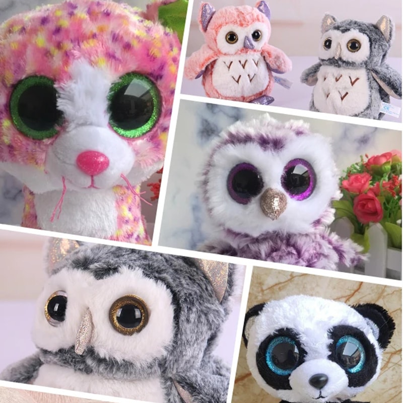 3D Plastic Glitter Safety Eyes For Crochet Toys Amigurumi Mixed Sizes For Doll Making DIY Craft Su 2