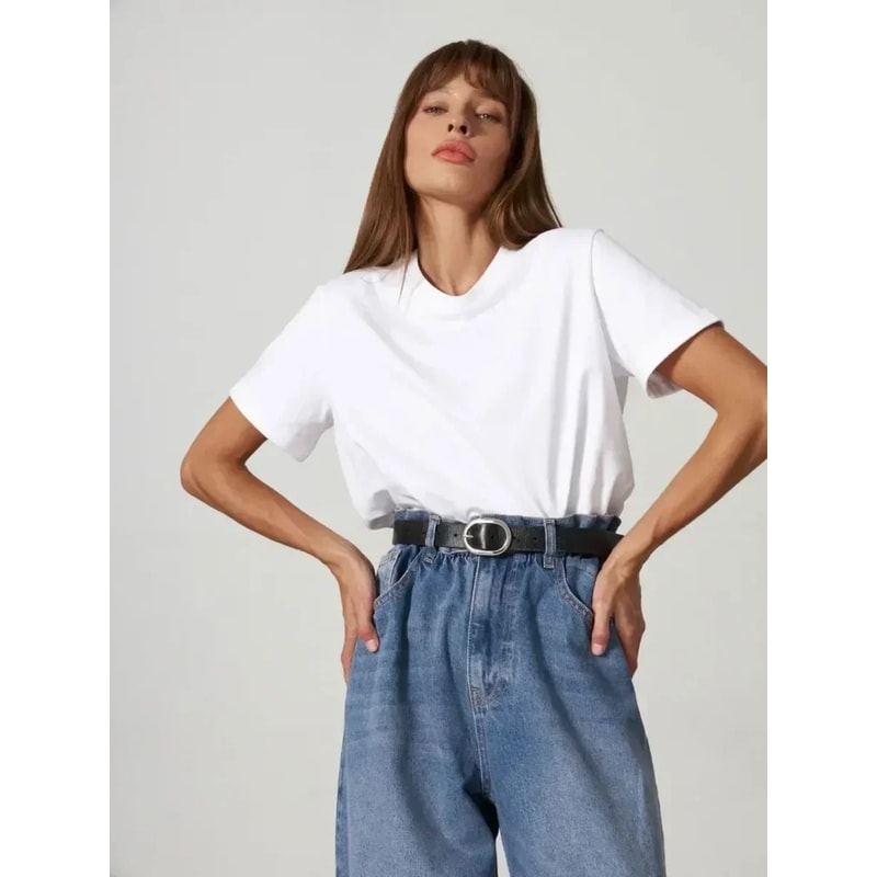 Summer Cotton Womens Casual Short Sleeve TShirt Loose Fit Stylish Basic Top For Everyday Wear 1